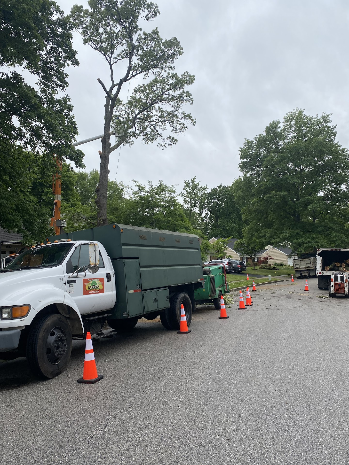 Barton's Tree Care crew truck